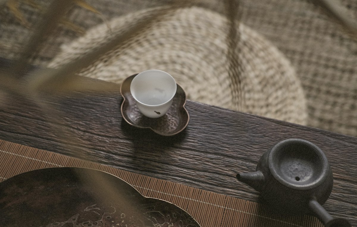 Tea leaves showing color and texture